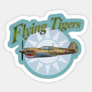 Flying Tigers P-40C Sticker